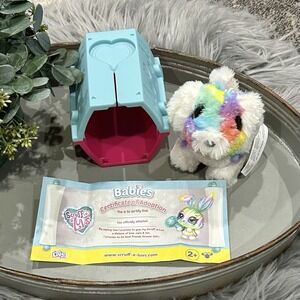 Scruff A Luvs Babies Rescue‎ Pet Tie-Dye Dog Puppy Plush Carrier Stuffed Animal